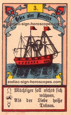 The ship, monthly Cancer horoscope September