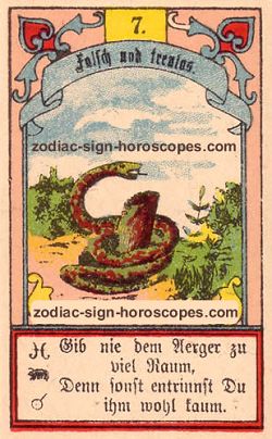 The snake, monthly Cancer horoscope June