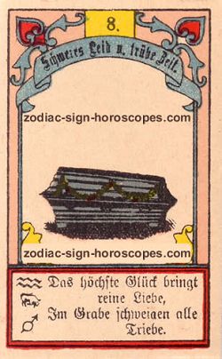 The coffin, monthly Cancer horoscope September
