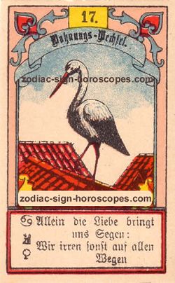 The stork, monthly Cancer horoscope April