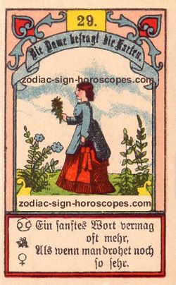 The lady, monthly Cancer horoscope April