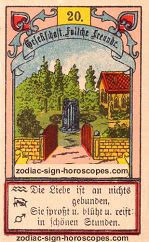 The garden antique Lenormand Tarot